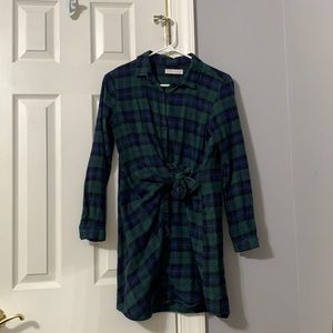 Zara girls plaid dress